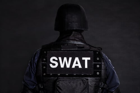 Guy in SWAT uniform
